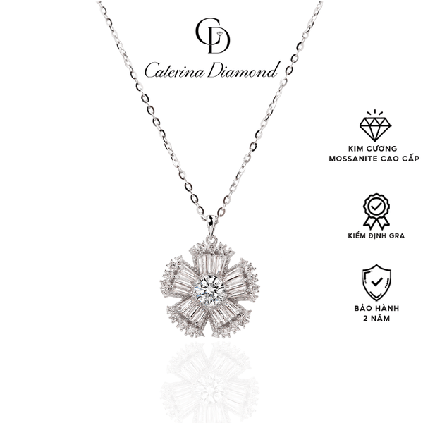Dây chuyền kim cương Moissanite 0,5 Carat Caterina Diamond Snowflake DN053WH