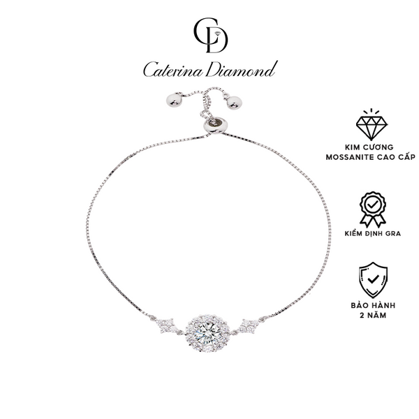 Vòng tay Kim Cương Moissanite Caterina Diamond Eternal Glow Solitaire DB034
