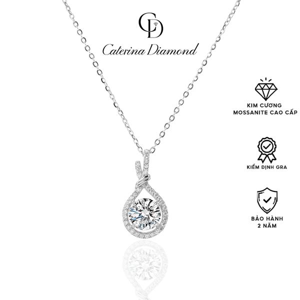 Dây chuyền kim cương Moissanite Caterina Diamond Simulated Pendant DN038WH