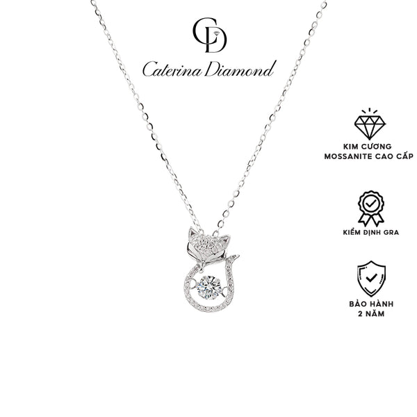 Dây chuyền kim cương Moissanite 0.3 Carat Caterina Diamond Sparkling Bloom Pendant DN017