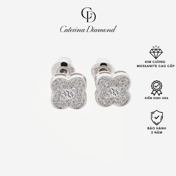 Khuyên tai nữ kim cương Moissanite 0,5 Carat Caterina Diamond Romantic Earrings DE043