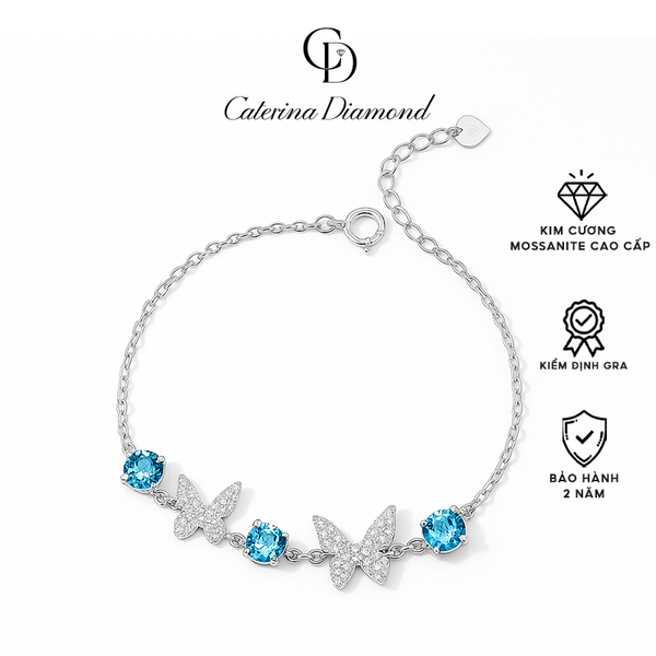 Vòng tay Kim Cương Moissanite Caterina Diamond Butterfly Dreams DB040