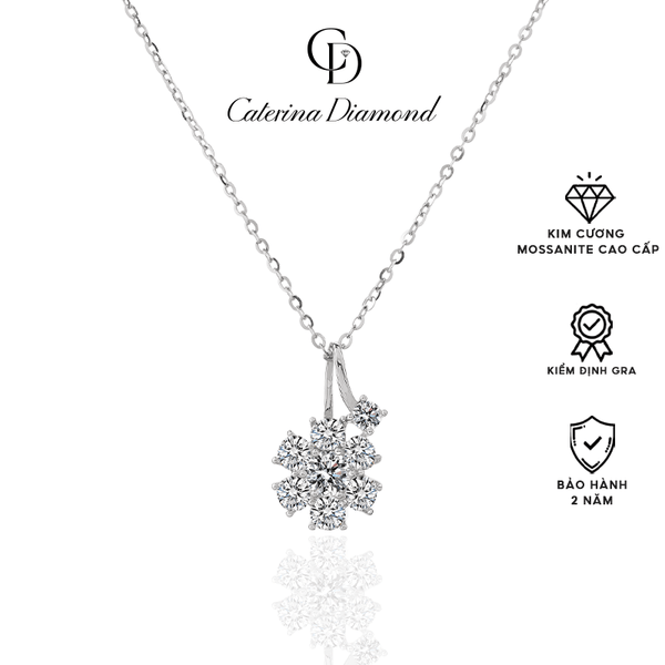 Dây chuyền kim cương Moissanite 0,25 Carat Caterina Diamond Romantic Snowflake Necklace DN039