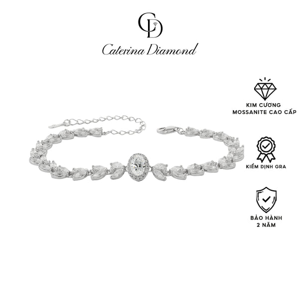 Vòng Tay Kim Cương Moissanite Caterina Sparkling Tennis Bracelet DB003
