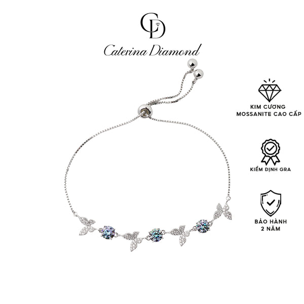 Vòng tay Kim Cương Moissanite Caterina Diamond Butterfly DB021