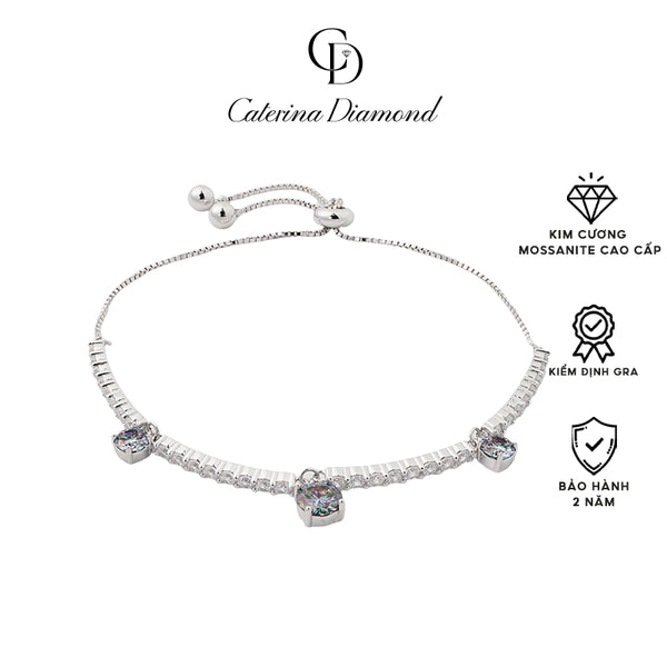 Vòng tay Kim Cương Moissanite Caterina Diamond Trinity Moissanite DB022BE