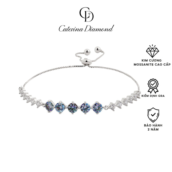 Vòng Tay Kim Cương Moissanite Caterina Diamond Aurora DB023
