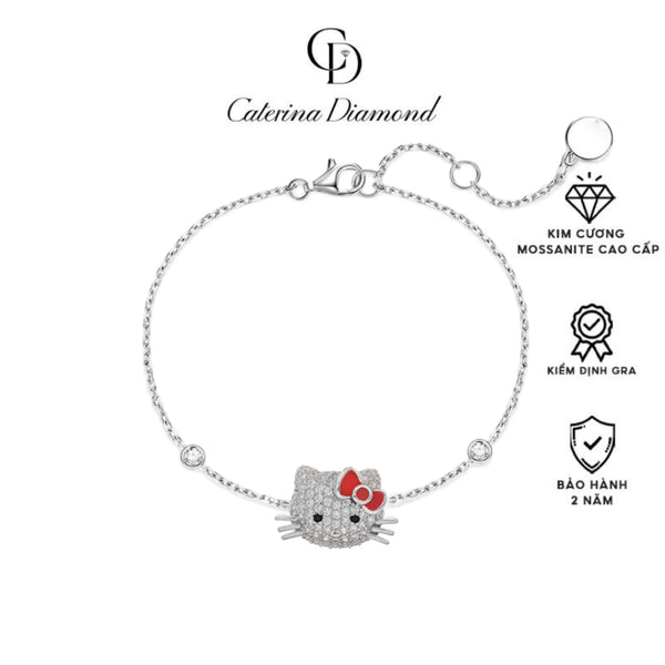 Vòng tay Kim Cương Moissanite Caterina Diamond Kitty DB030