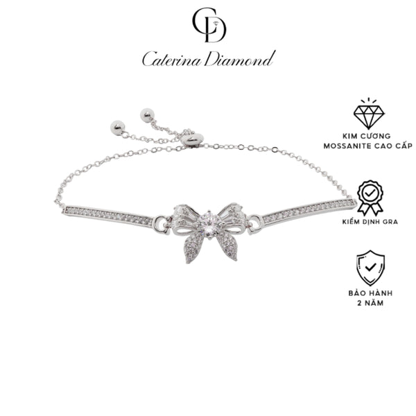 Vòng tay Kim Cương Moissanite Caterina Diamond Chérie Knot DB039