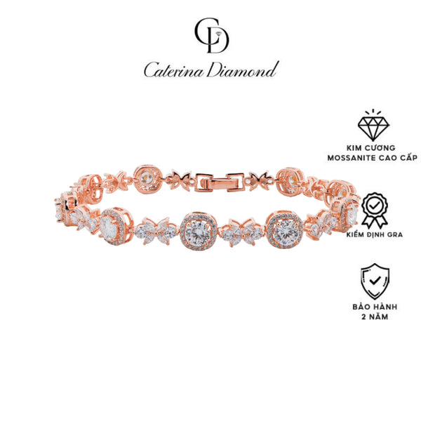 Vòng tay Kim Cương Moissanite Caterina Diamond Constella Bangle DB044