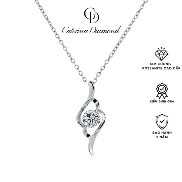 Dây chuyền nữ kim cương Moissanite 0,5 Carat Caterina Diamond Clavicle ChainNecklace DN043