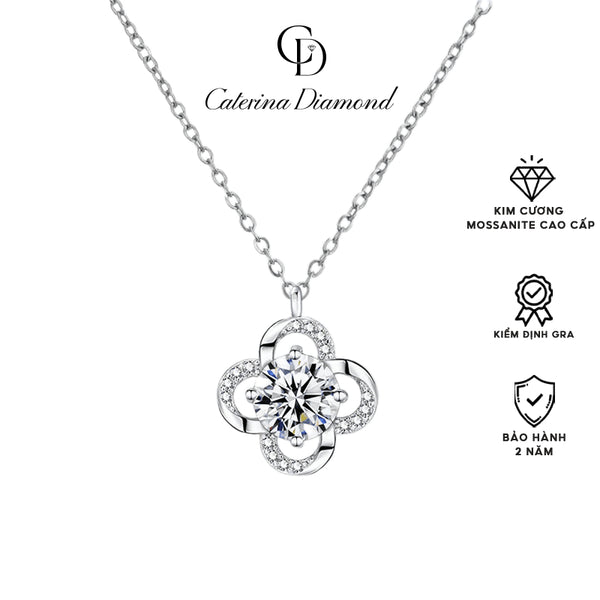 Dây chuyền nữ kim cương Moissanite 0.5 Carat Caterina Diamond Heart Necklace DN032