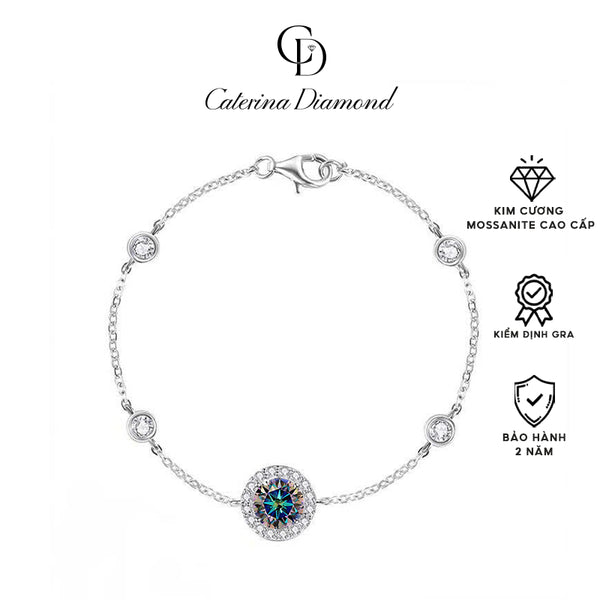 Vòng tay Kim Cương Moissanite 1.0 Carat Caterina Diamond Eternal Beauty DB006
