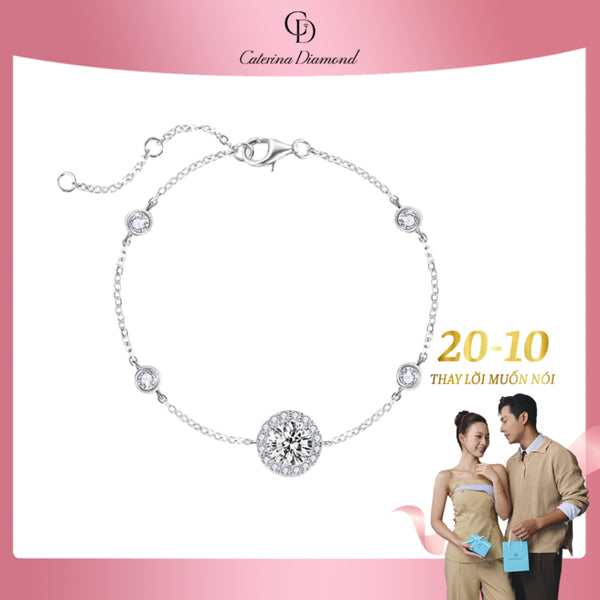 Vòng tay Kim Cương Moissanite 1.0 Carat Caterina Diamond Eternal Beauty DB006